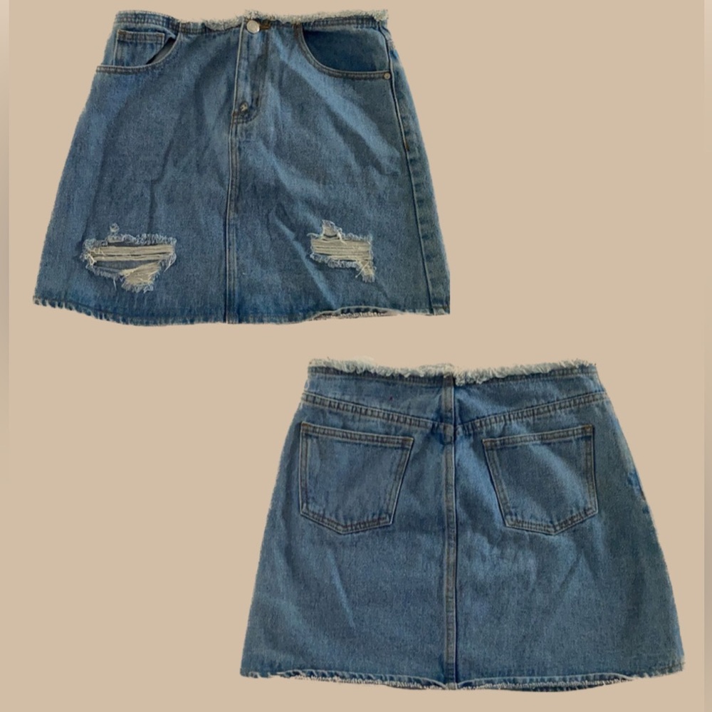 Denim skirt